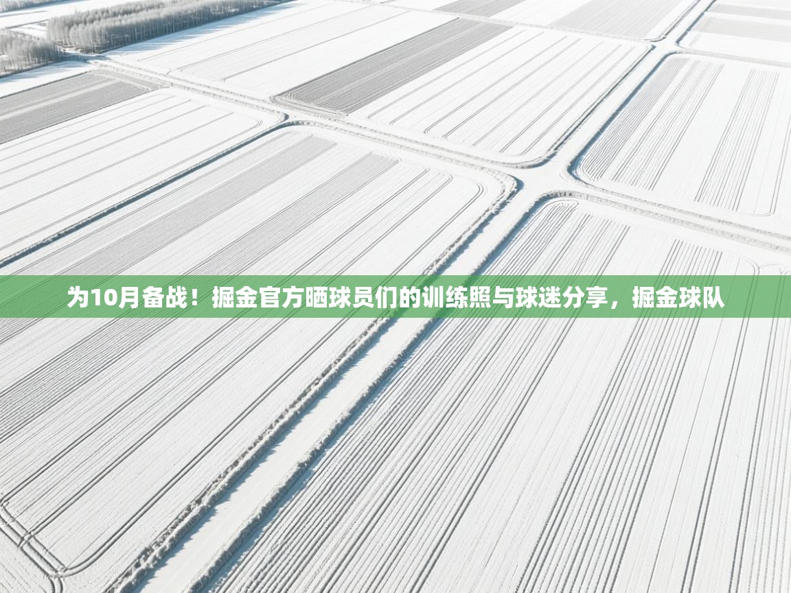 开云APP-为10月备战！掘金官方晒球员们的训练照与球迷分享，掘金球队  第2张